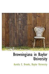 Browningiana in Baylor University