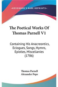The Poetical Works of Thomas Parnell V1