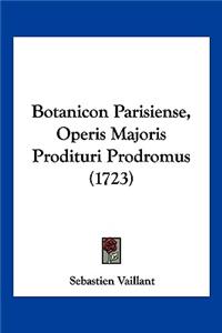 Botanicon Parisiense, Operis Majoris Prodituri Prodromus (1723)