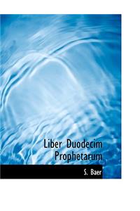Liber Duodecim Prophetarum