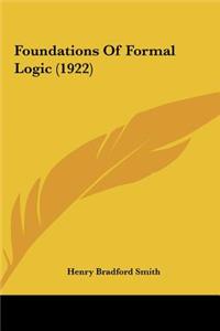 Foundations of Formal Logic (1922)