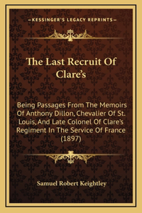 The Last Recruit of Clare's
