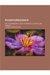 Phosphorescence; Or, the Emission of Light by Minerals, Plants, and Animals