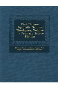 Divi Thomae Aquinatis