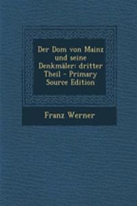 Der Dom Von Mainz Und Seine Denkmaler