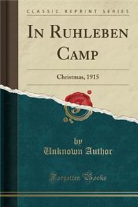 In Ruhleben Camp