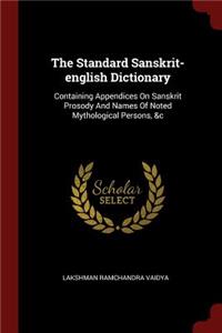 Standard Sanskrit-english Dictionary