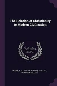Relation of Christianity to Modern Civilization
