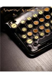 Typewriter Personal Journal