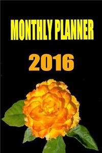 2016 Monthly Planner