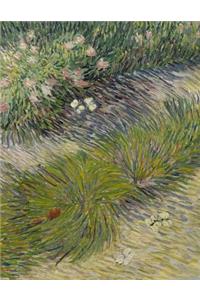 Grass and Butterflies, Vincent Van Gogh. Ruled Journal