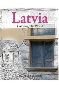 Latvia Coloring the World
