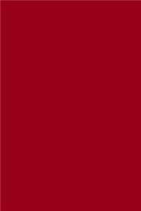 Journal Dark Carmine Red Color Simple Plain Red
