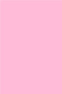 Journal Cotton Candy Pink Color Simple Plain Pink