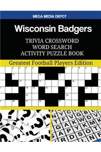 Wisconsin Badgers Trivia Crossword Word Search Activity Puzzle Book