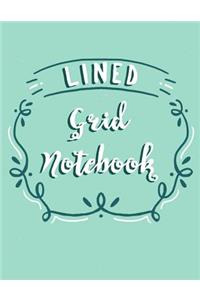 Lined Grid Notebook