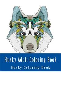 Husky Adult Coloring Book