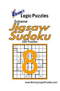Brainy's Logic Puzzles Extreme Jigsaw Sudoku #8
