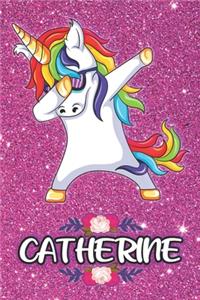 Catherine - Dabbing Unicorn Notebook