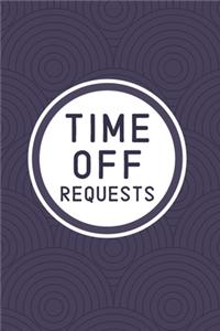 Time Off Requests