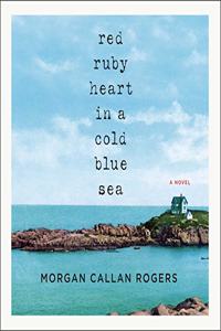 Red Ruby Heart in a Cold Blue Sea