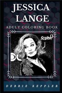 Jessica Lange Adult Coloring Book