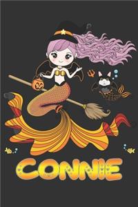 Connie: Connie Halloween Beautiful Mermaid Witch, Create An Emotional Moment For Connie?, Show Connie You Care With This Personal Custom Gift With Connie's 