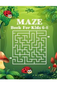 Maze book for kids 6-8