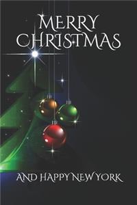 Merry Christmas, Santa Claus, Notebook, Journal, Diary - One Subject - 120 Pages