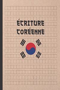 Écriture Coréenne