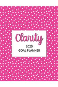 Clarity 2020 Goal Planner