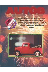 Großes Malbuch für Kinder - Autos. Groß 150+ Seiten. Mehr als 50 Autos