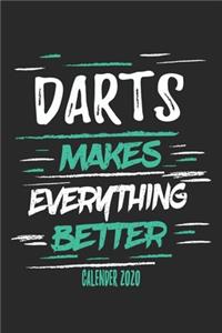 Darts Makes Everything Better Calender 2020