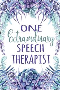 One Extraordinary Speech Therapist