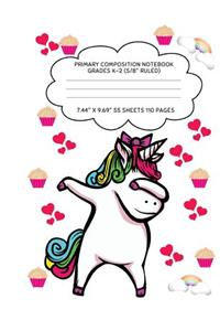Primary Composition Notebook Grades K-2 (5/8