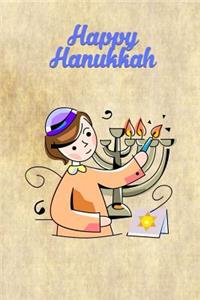 Happy Hanukkah: Versatile Hanukkah Holiday Notebook Journal Gift for Friends and Family