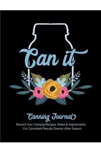 Can It Canning Journal