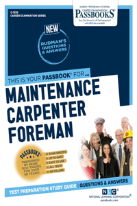 Maintenance Carpenter Foreman (C-1350)