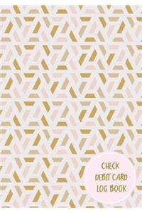 Check Debit Card Log Book