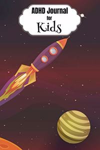 ADHD Journal for Kids - With Writing Prompts (Cover - Space 5)