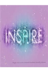 Inspire Magic 2017-2018 18 Month Academic Monthly Planner copy