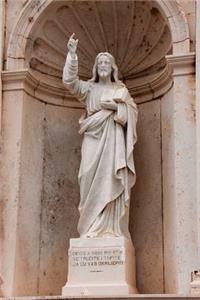 A Marble Statue of Jesus Christ Journal
