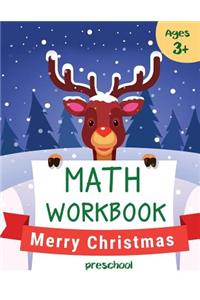 Math Workbook Merry Christmas Preschool