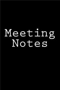Meeting Notes