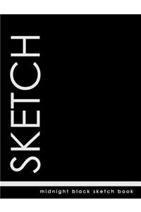 Midnight Black Sketch Book