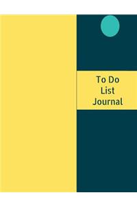 To Do List Journal