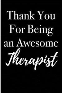 Thank You For Being an Awesome Therapist