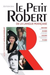 Dictionnaire Le Petit Robert 2016 - Grand Format Relie