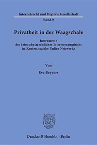 Privatheit in Der Waagschale