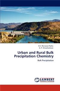 Urban and Rural Bulk Precipitation Chemistry